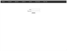 Tablet Screenshot of login.kvikradio.com