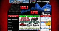 Desktop Screenshot of kvikradio.com